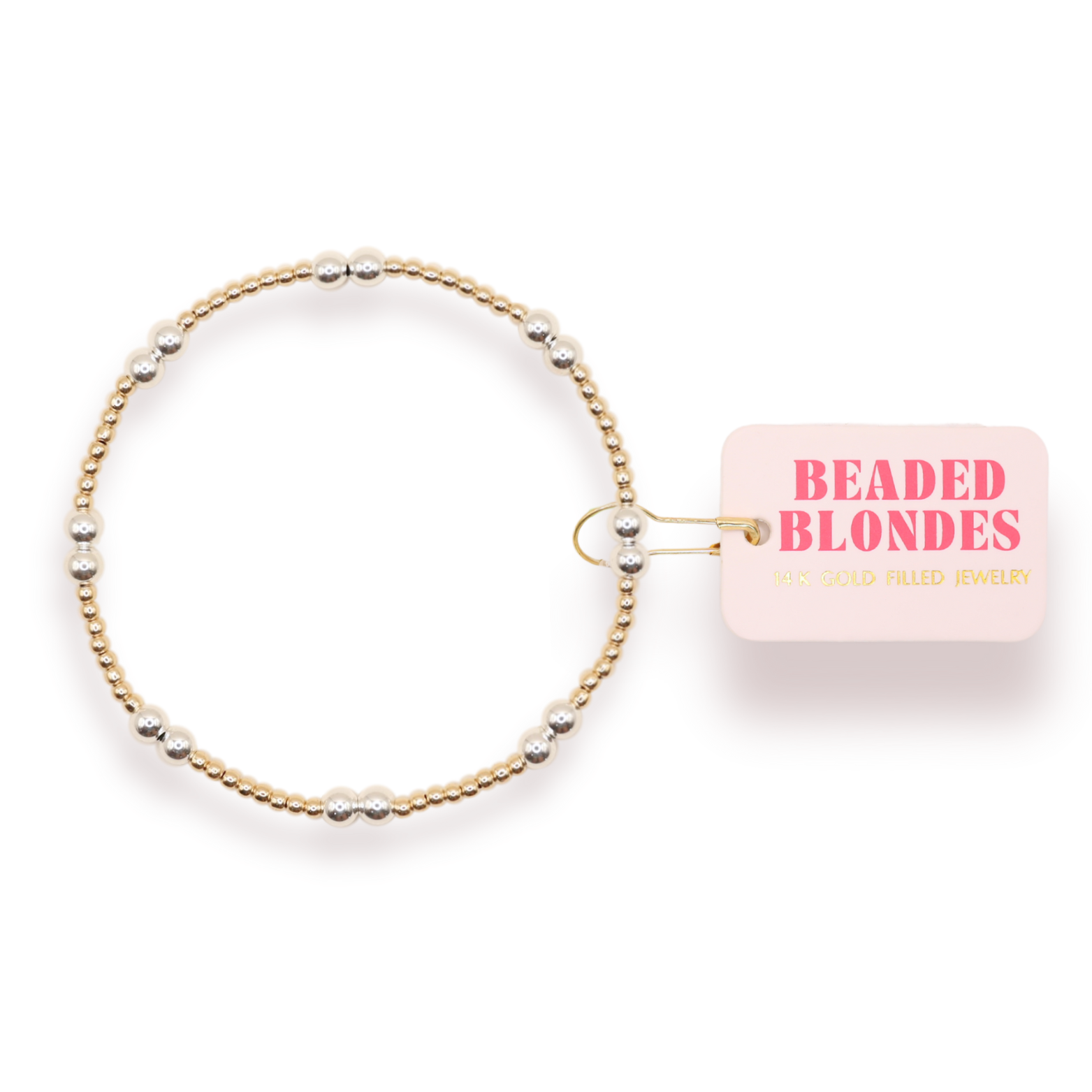 Leah Bracelet in Gold with Silver