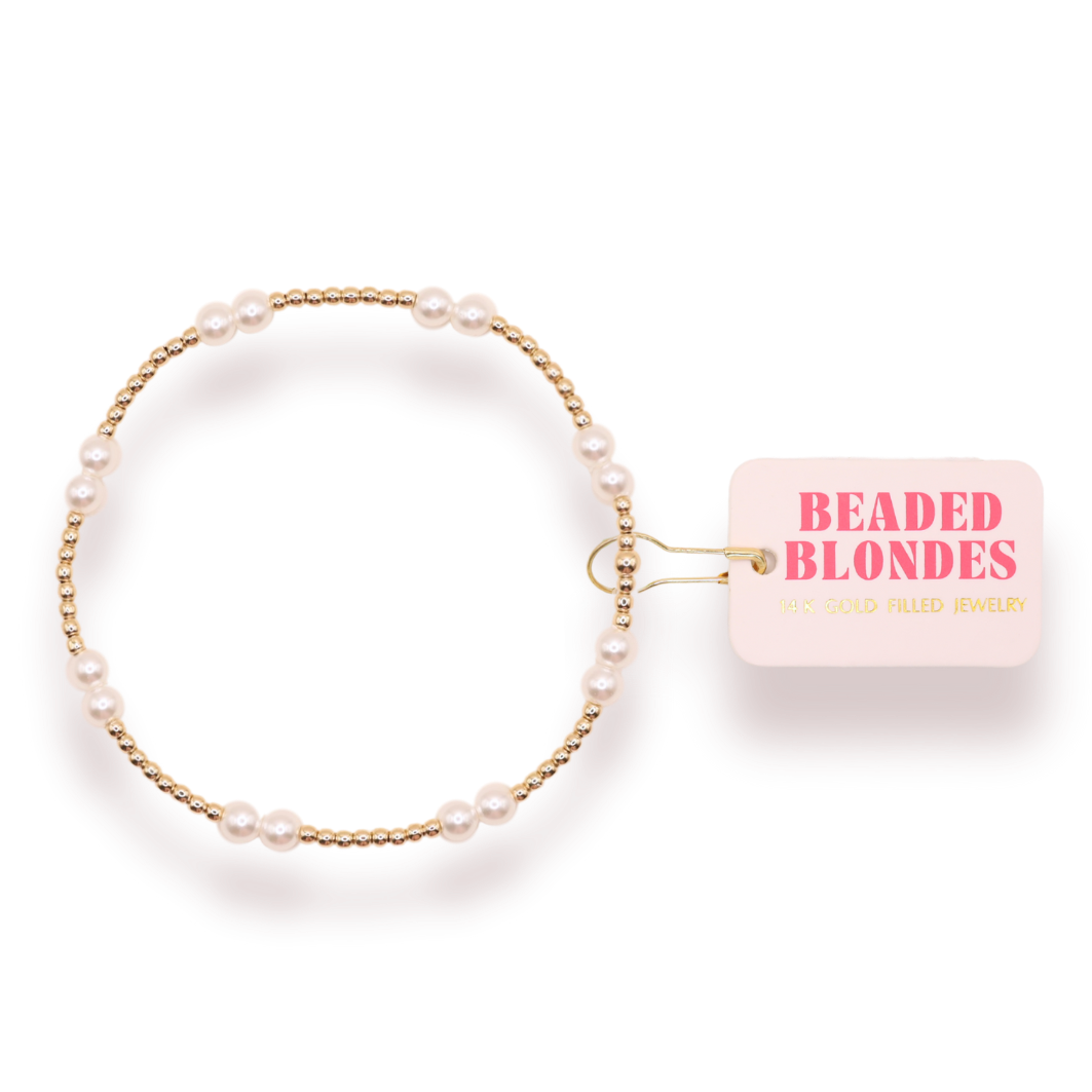 Leah Pearl Bracelet (Kids Size)