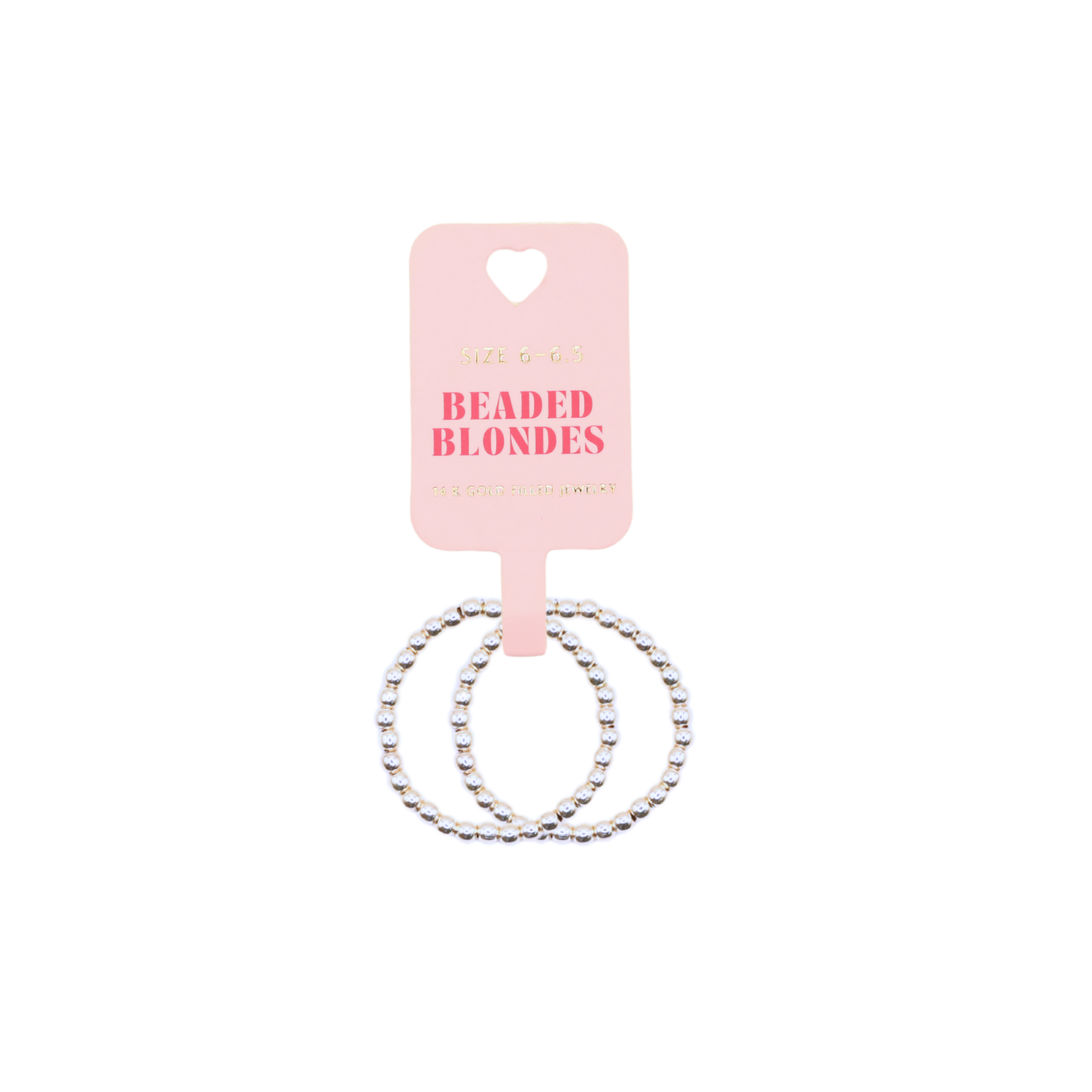 Lexi 2MM Beaded Band Rings in Silver (set of 2)