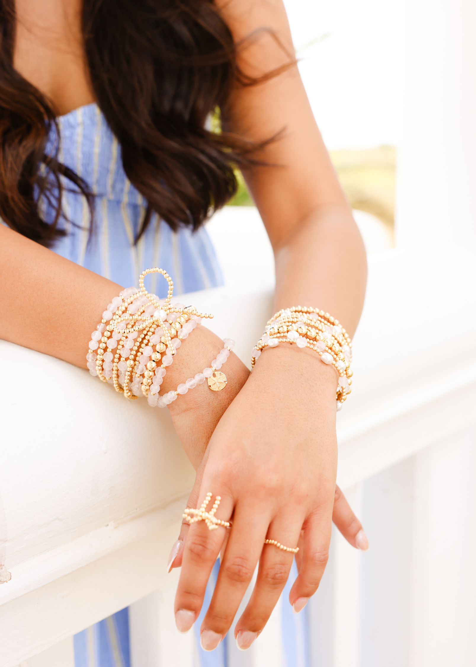 Light Pink Gemstone Bracelet