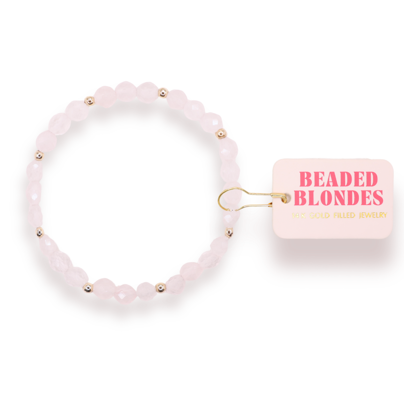 Light Pink Gemstone Bracelet
