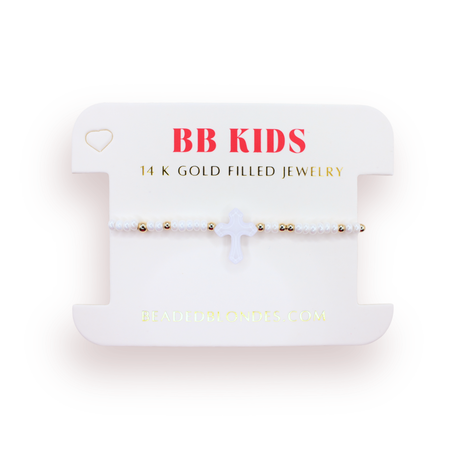 Lilac Cross Bracelet on Color (Kids Size)