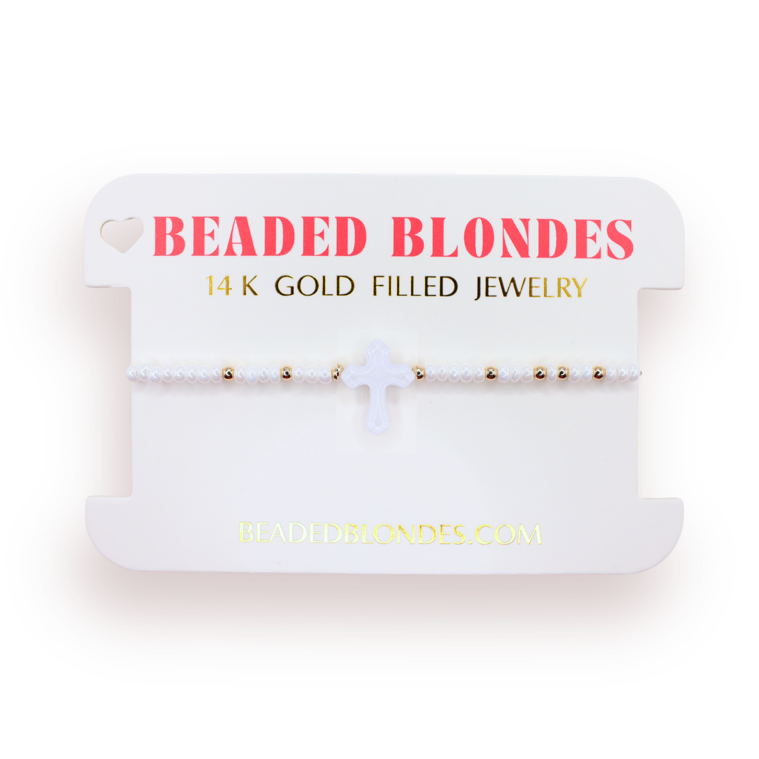 Lilac Cross Bracelet on Color