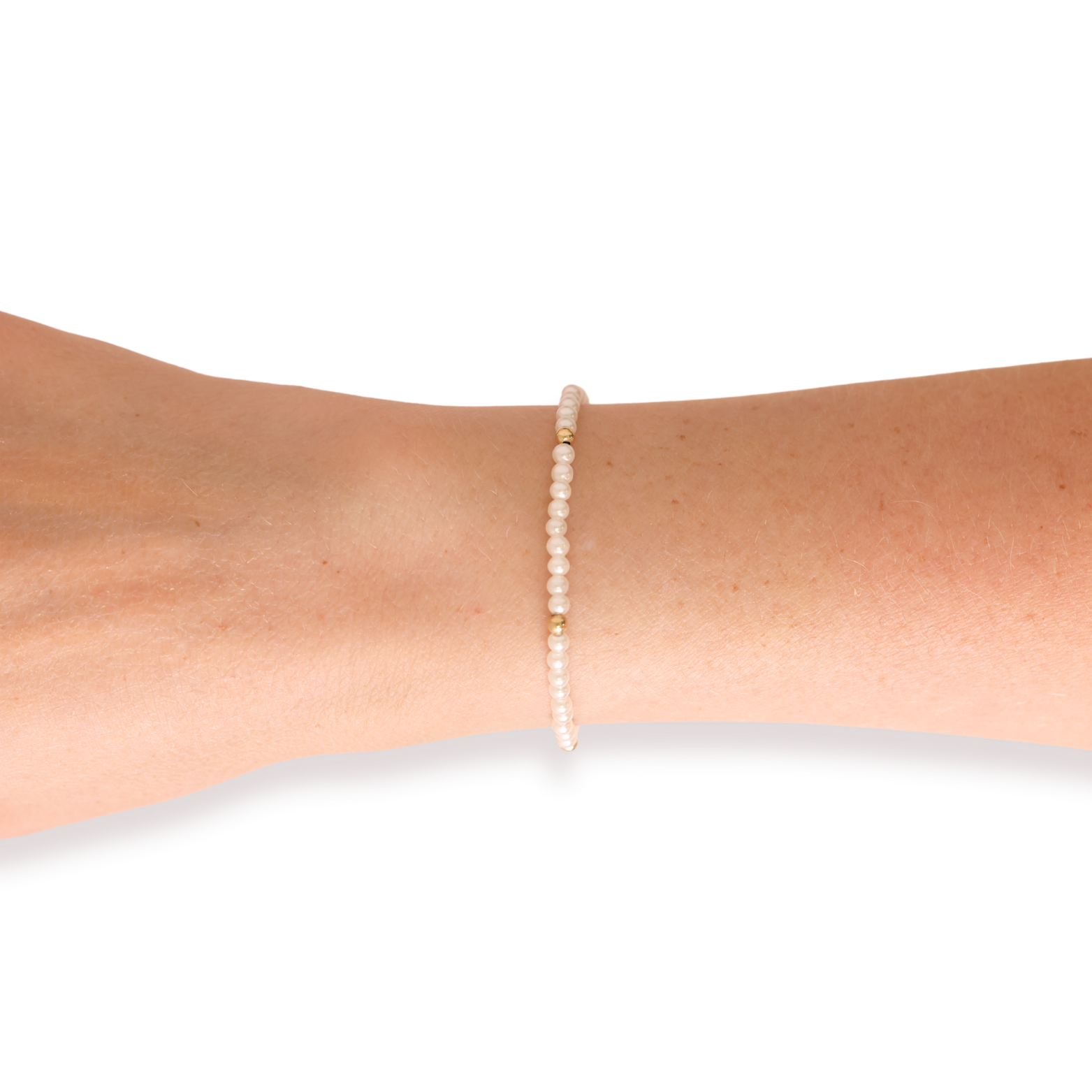 Lilly Pearl Bracelet in Gold