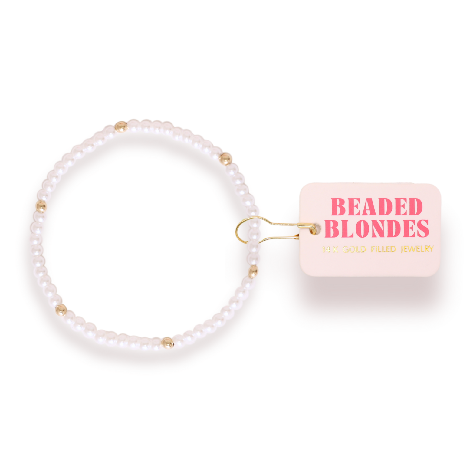 Lilly Pearl Bracelet in Gold