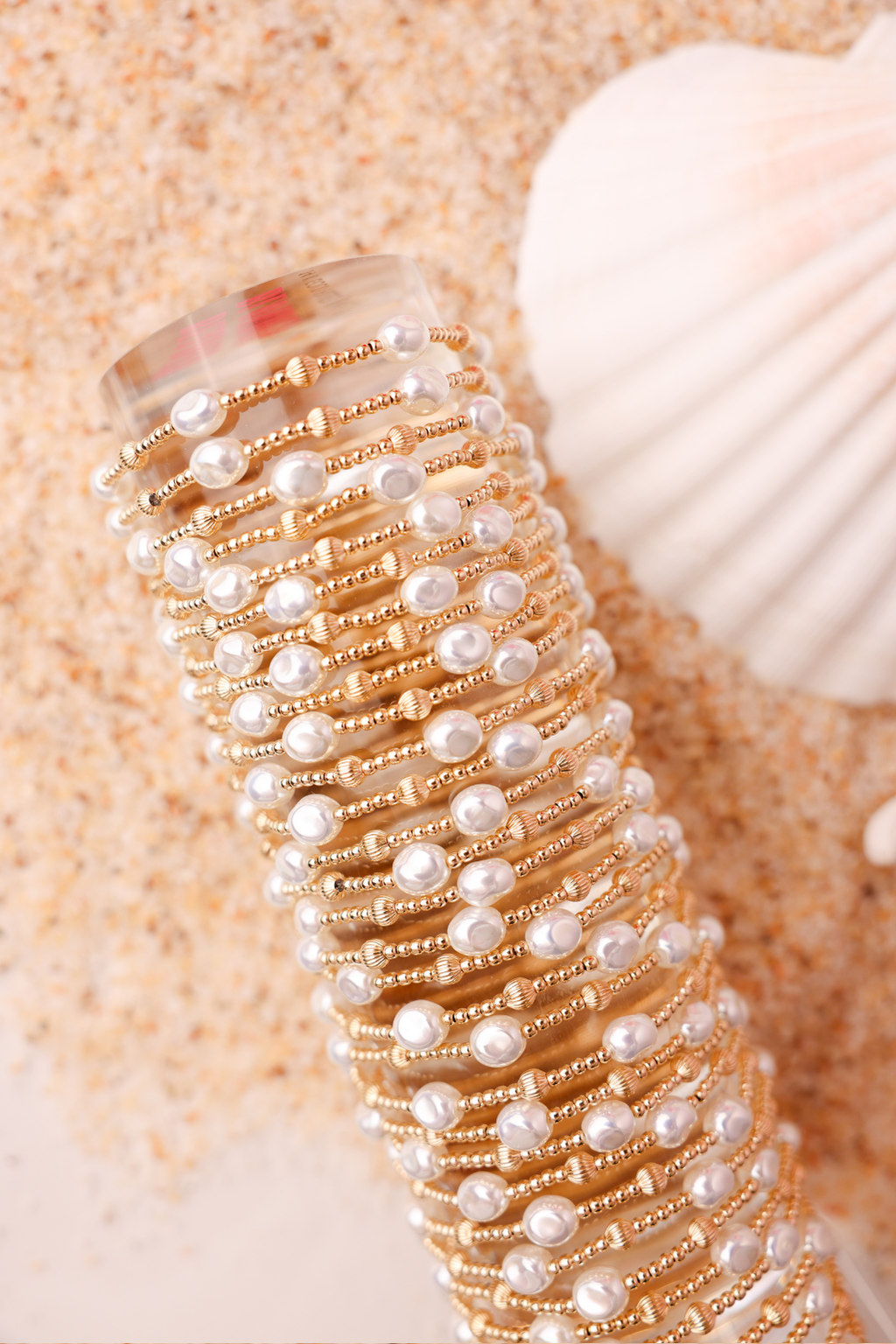 Maggie Fluted bracelet in Gold