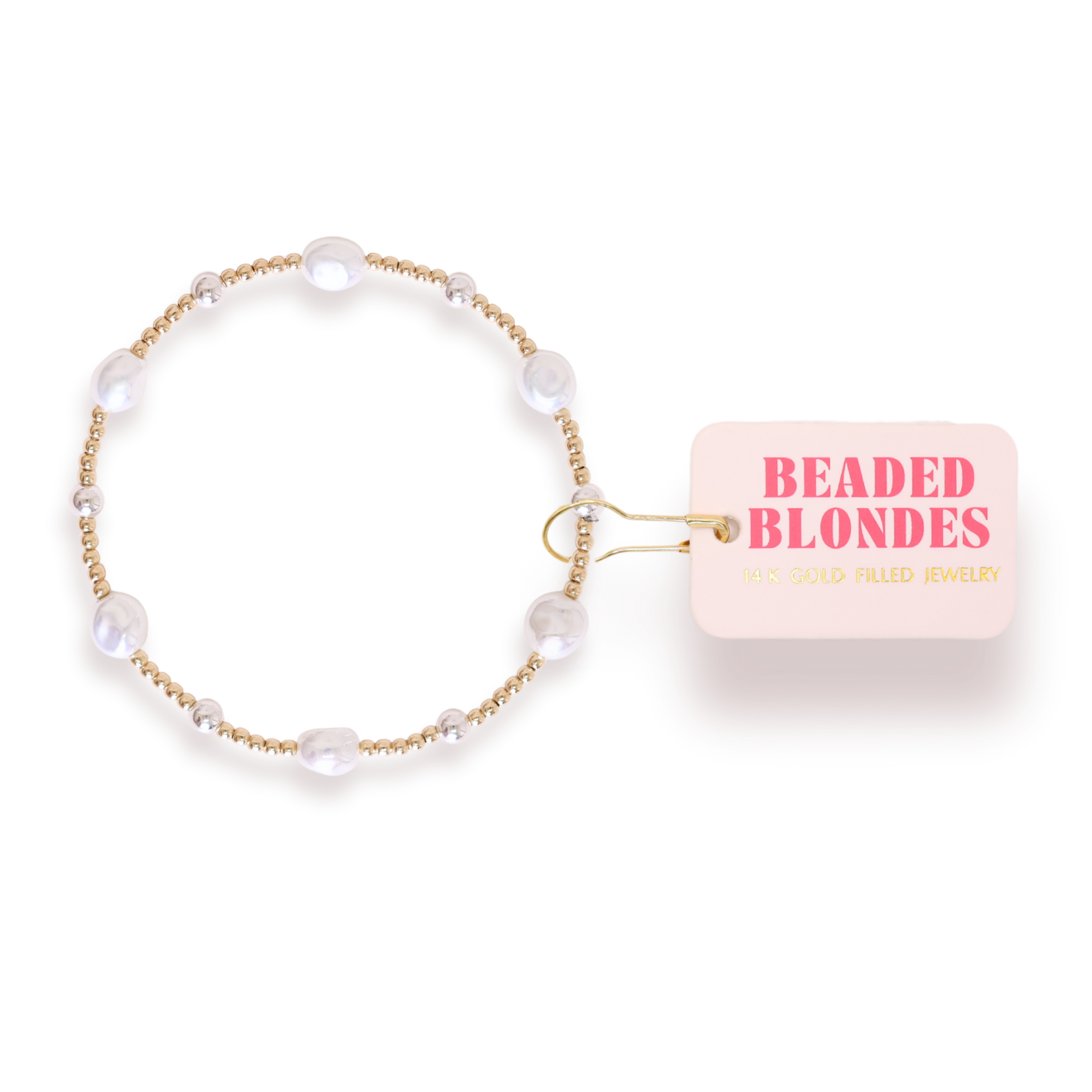 Maggie Bracelet in Gold with Silver