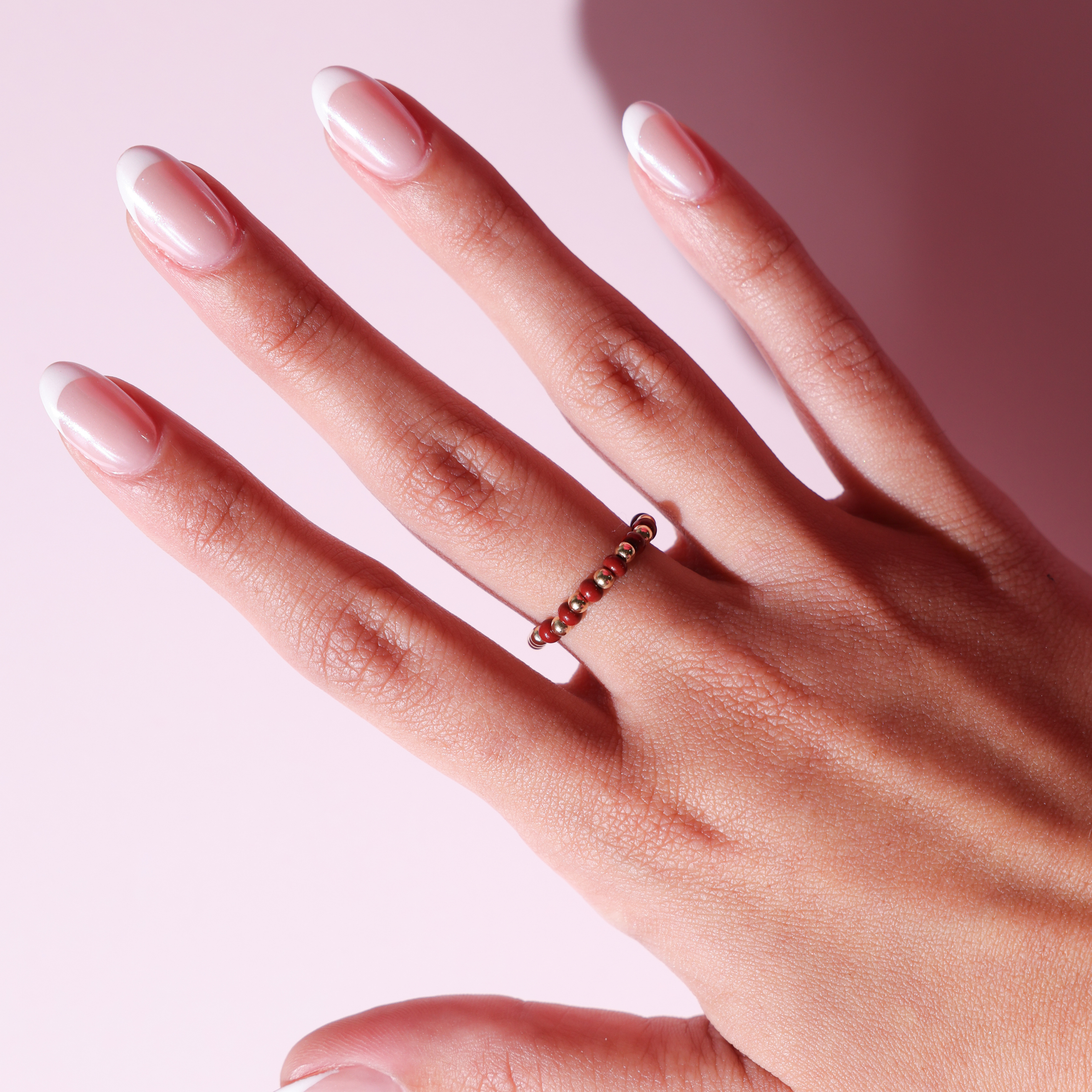 The Poppi Ring in Maroon