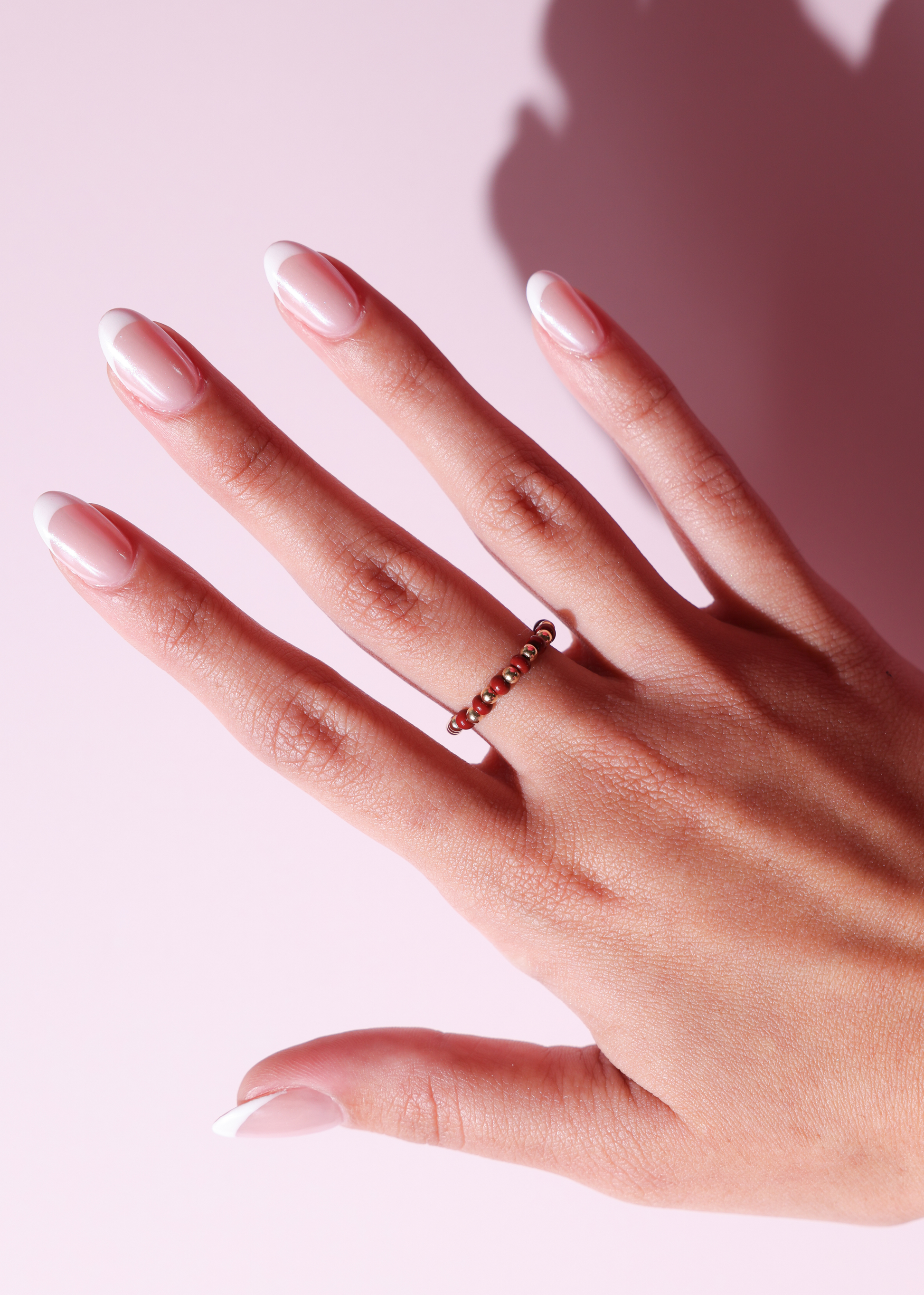 The Poppi Ring in Maroon
