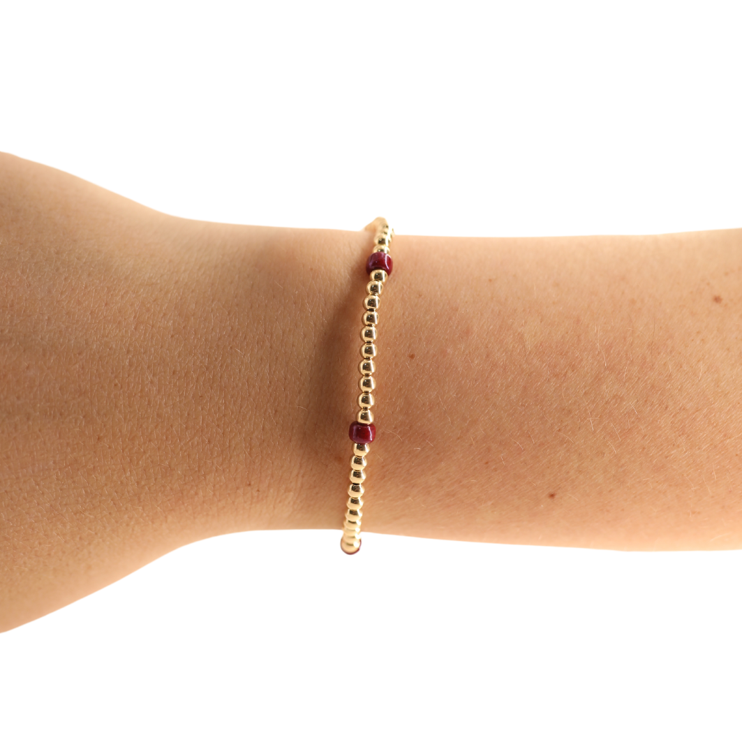 Maroon Poppi Bracelet (Sale)