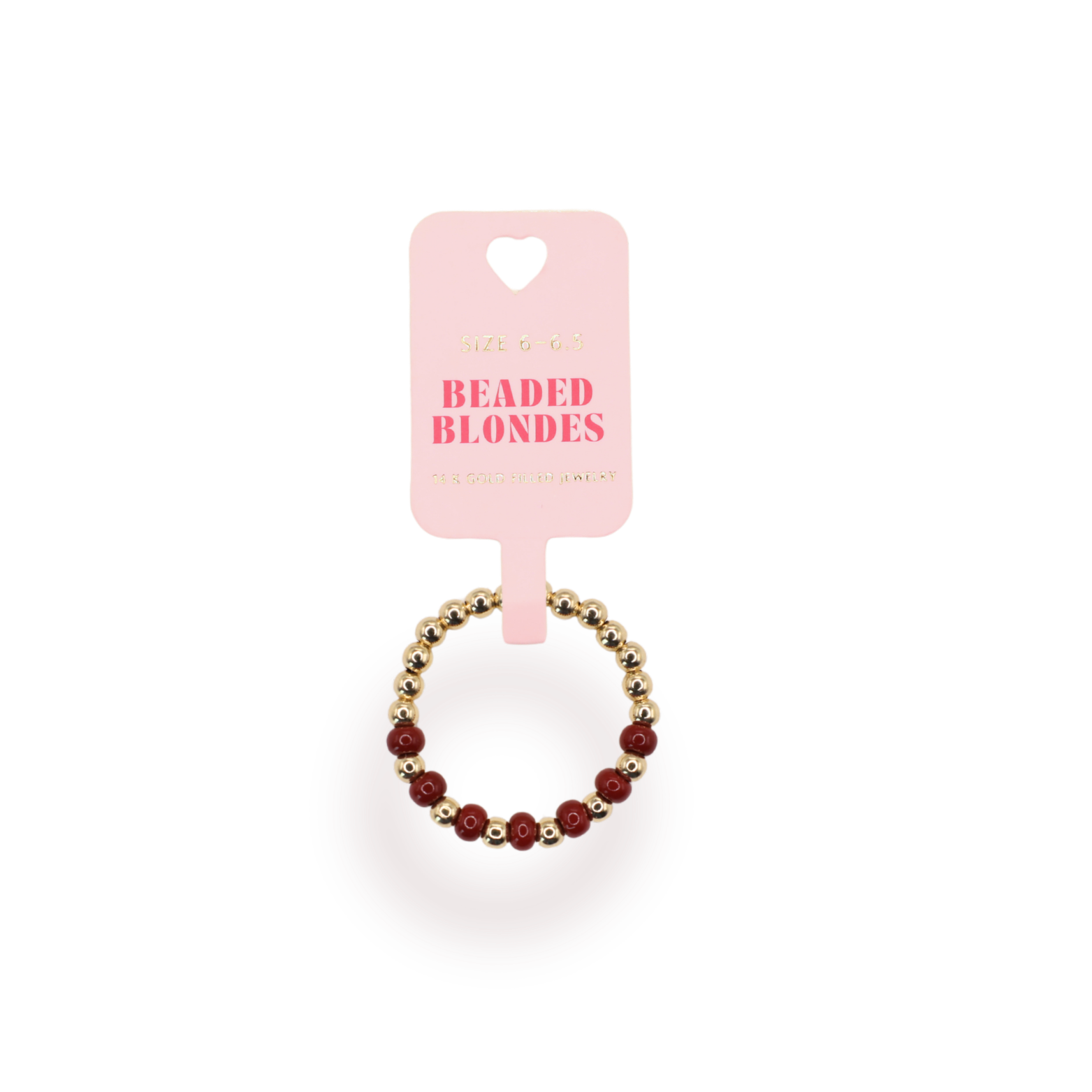 The Poppi Ring in Maroon