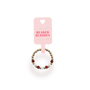 The Poppi Ring in Maroon & White
