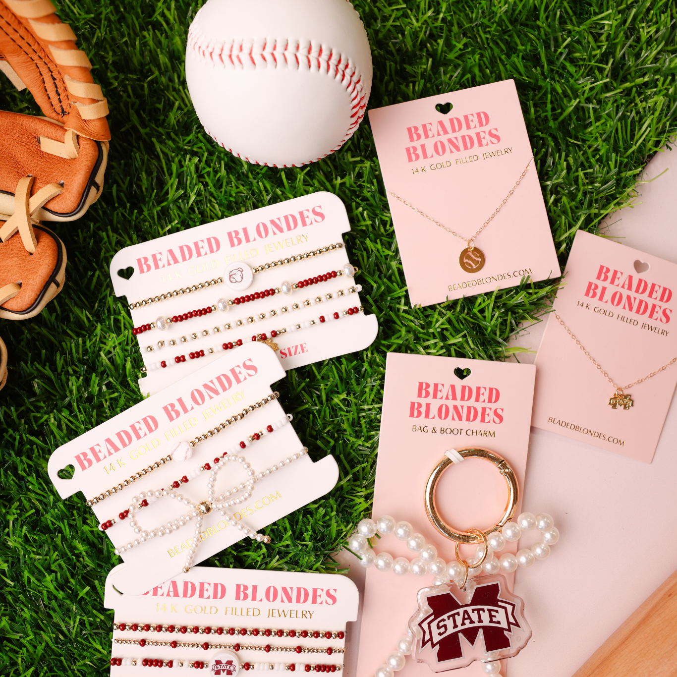 Mississippi State Bag & Boot Charm