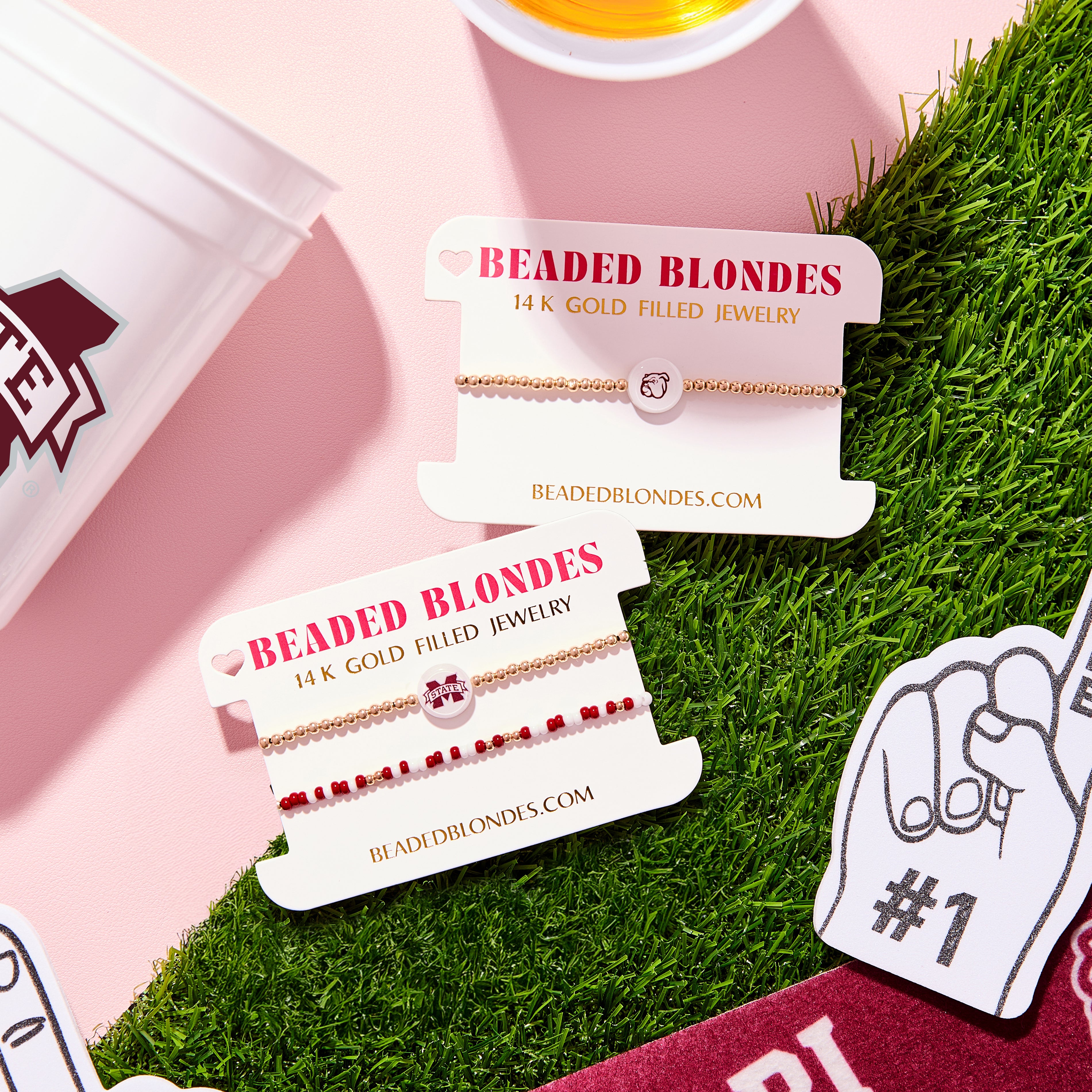 Miss State/Bulldogs Logo Bracelet