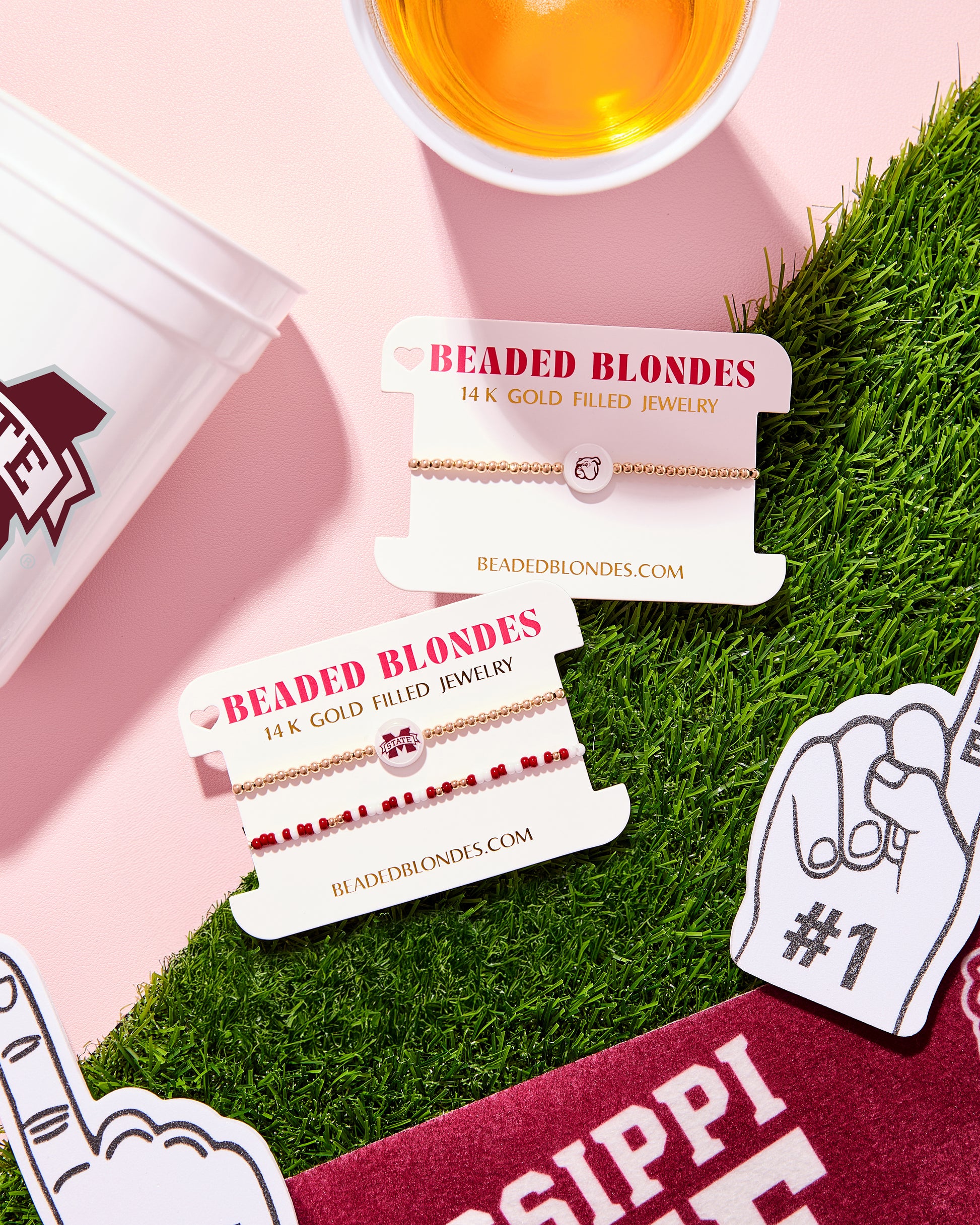 Miss State/Bulldogs Logo Bracelet