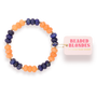 Navy & Orange Gemstone Bracelet (Sale)