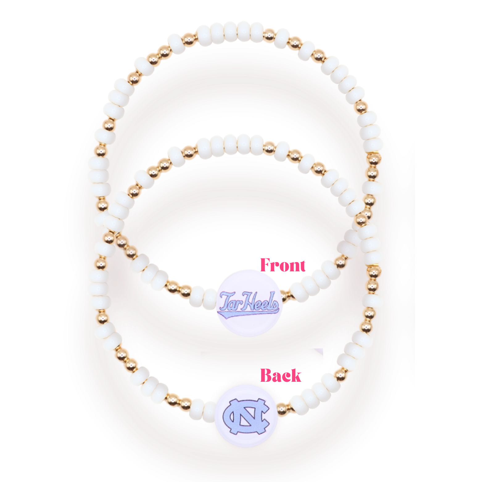 North Carolina/ Tar Heels Logo Bracelet