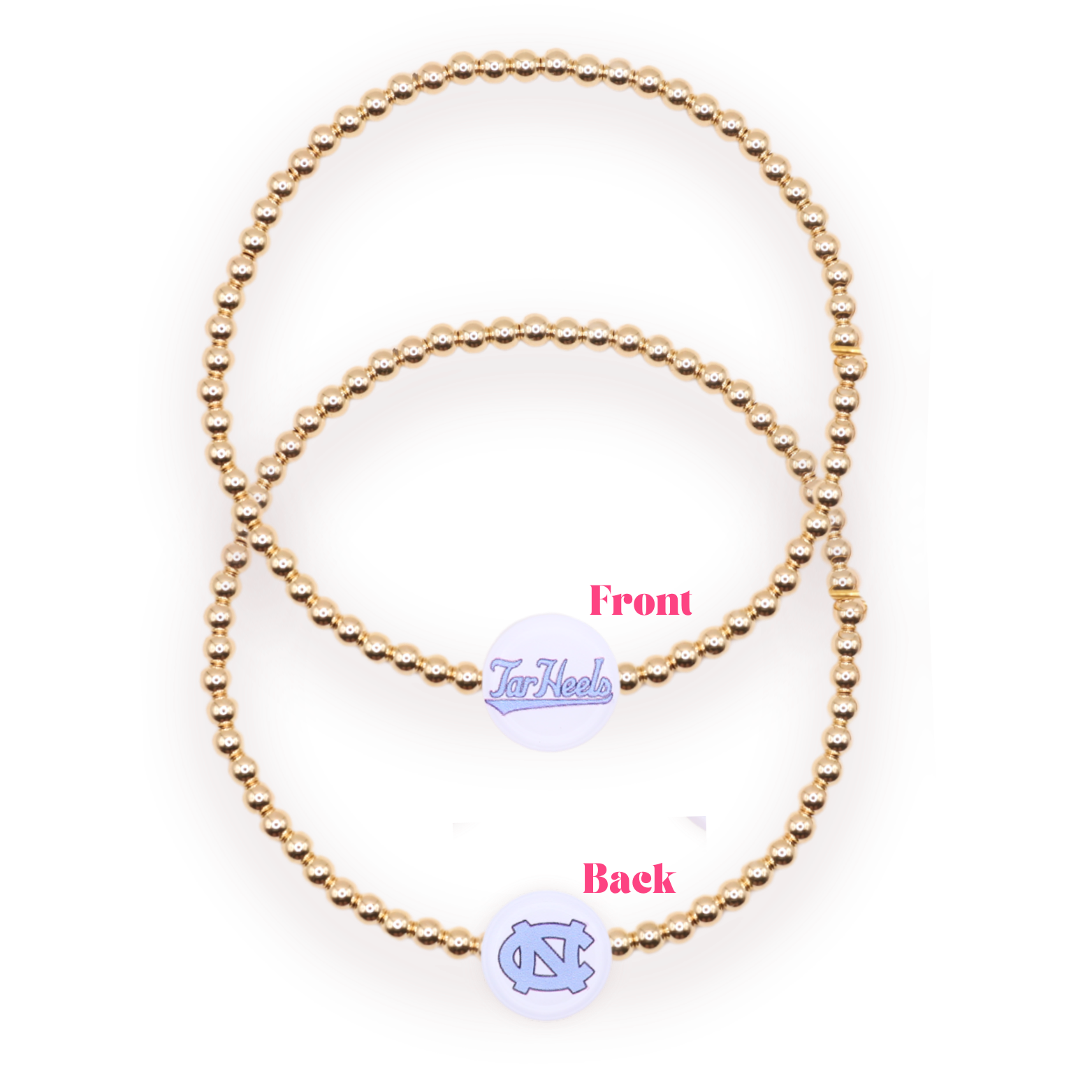 North Carolina/ Tar Heels Logo Bracelet