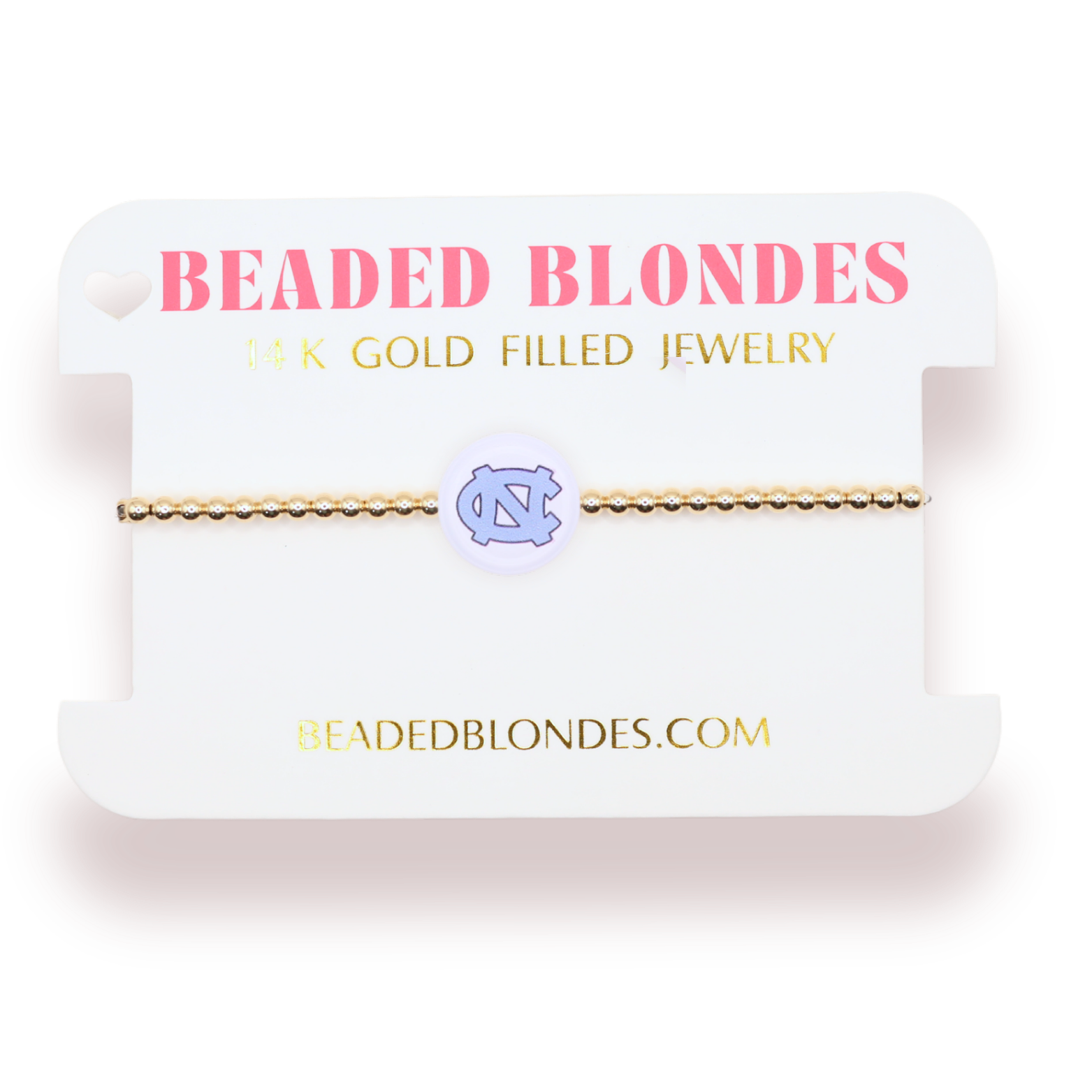 North Carolina/ Tar Heels Logo Bracelet