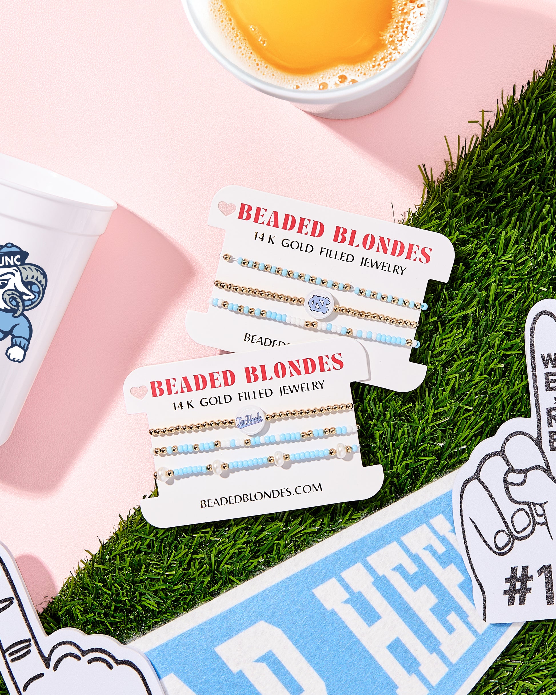 North Carolina/ Tar Heels Logo Bracelet