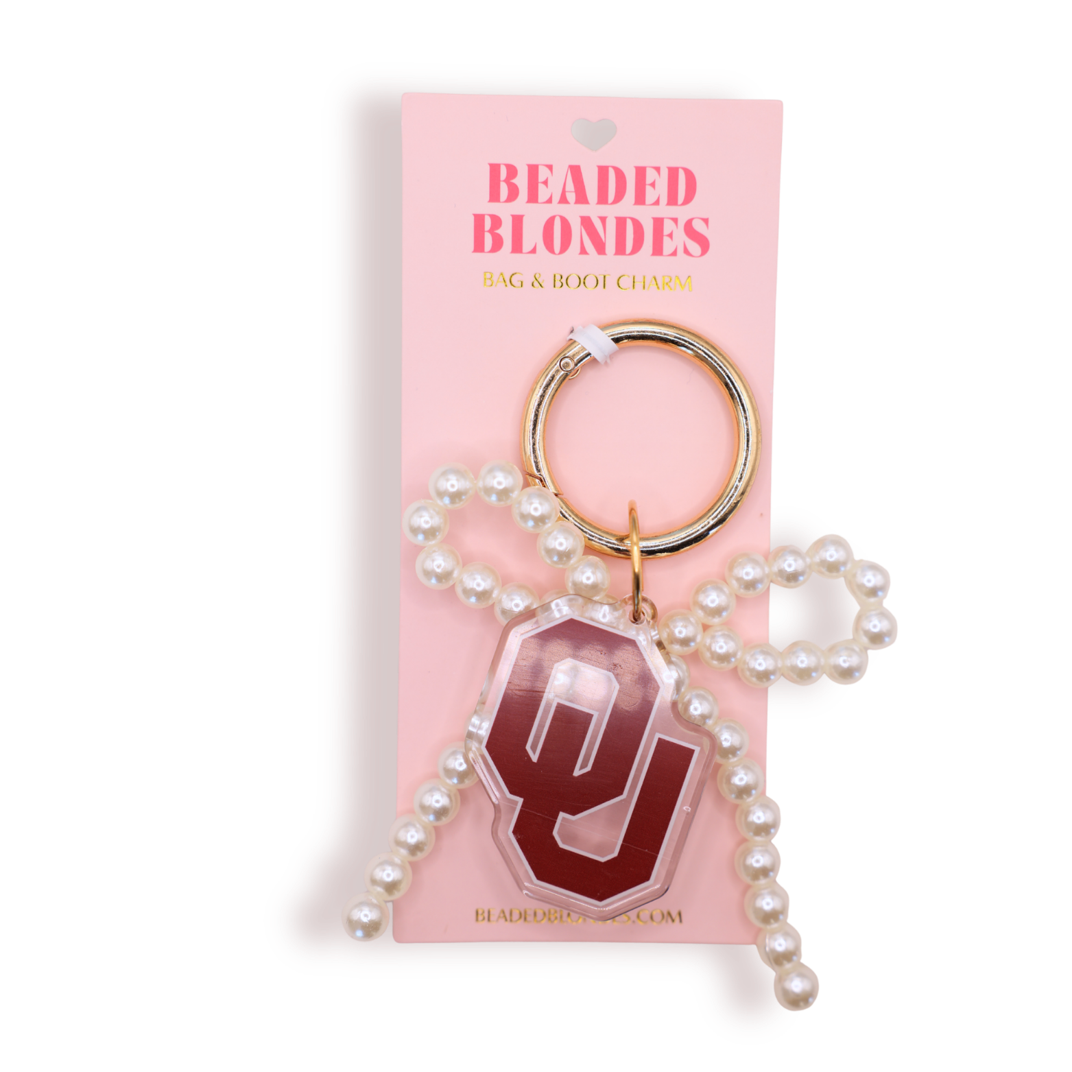 Oklahoma (OU) Bag & Boot Charm
