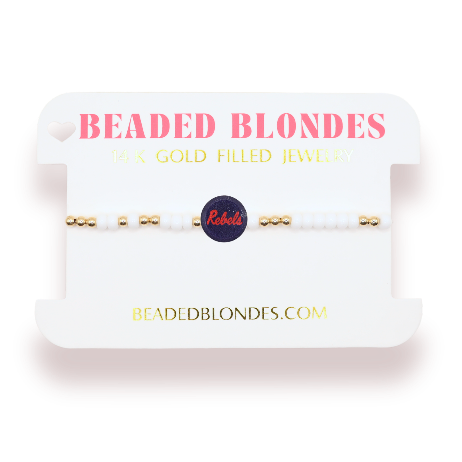 Ole Miss/ Rebels Logo Bracelet