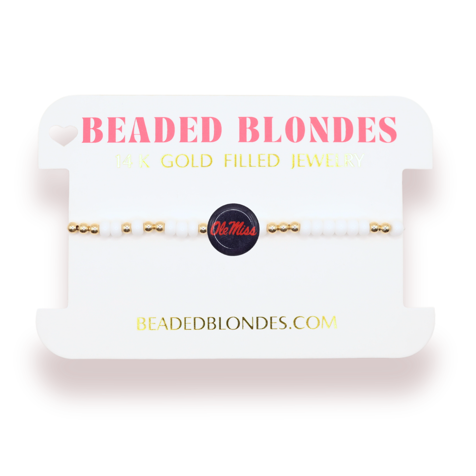 Ole Miss/ Rebels Logo Bracelet