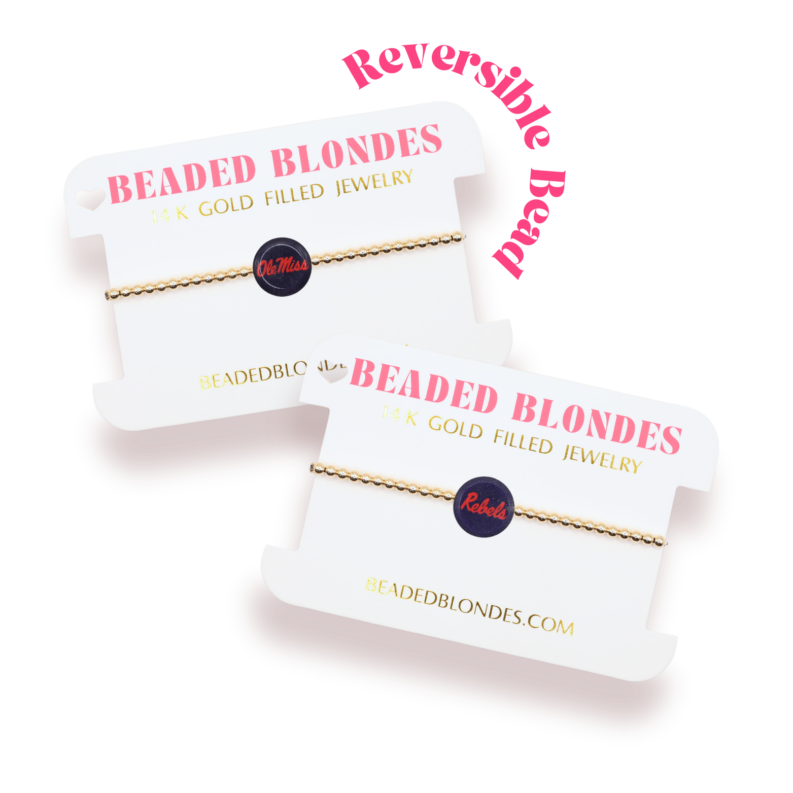 Ole Miss/ Rebels Logo Bow Stack of 3