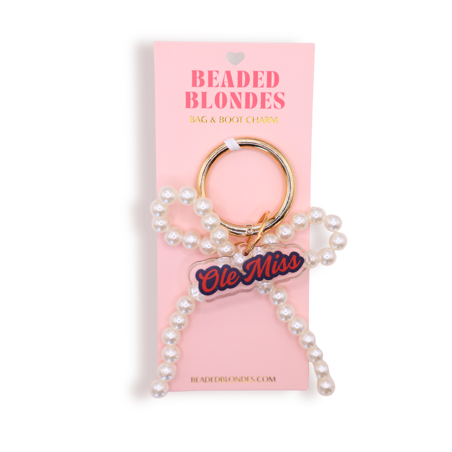 Ole Miss Bag & Boot Charm
