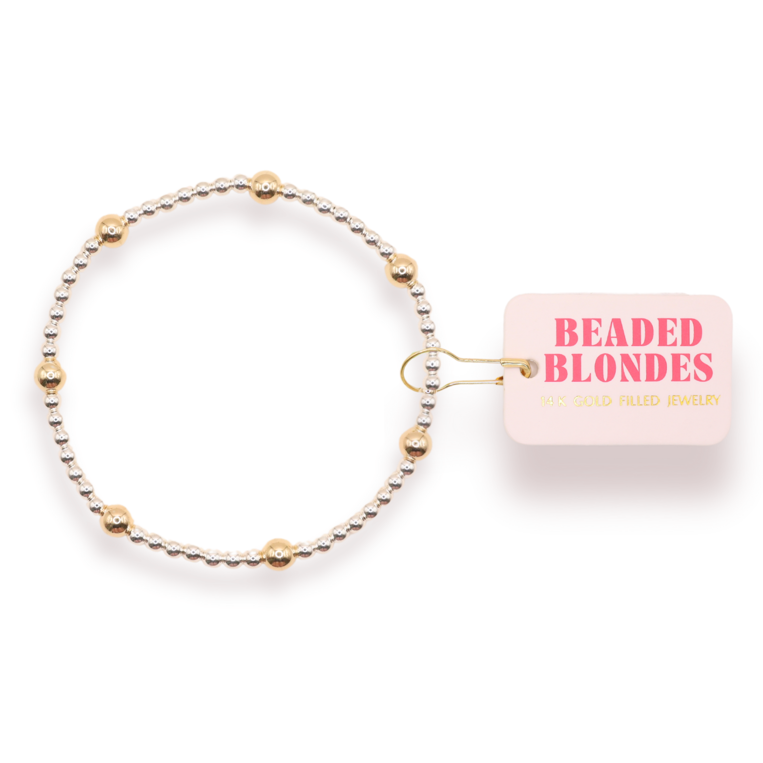 Olive Bracelet in Silver with Gold