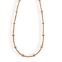 Olive Gold Beaded Necklace