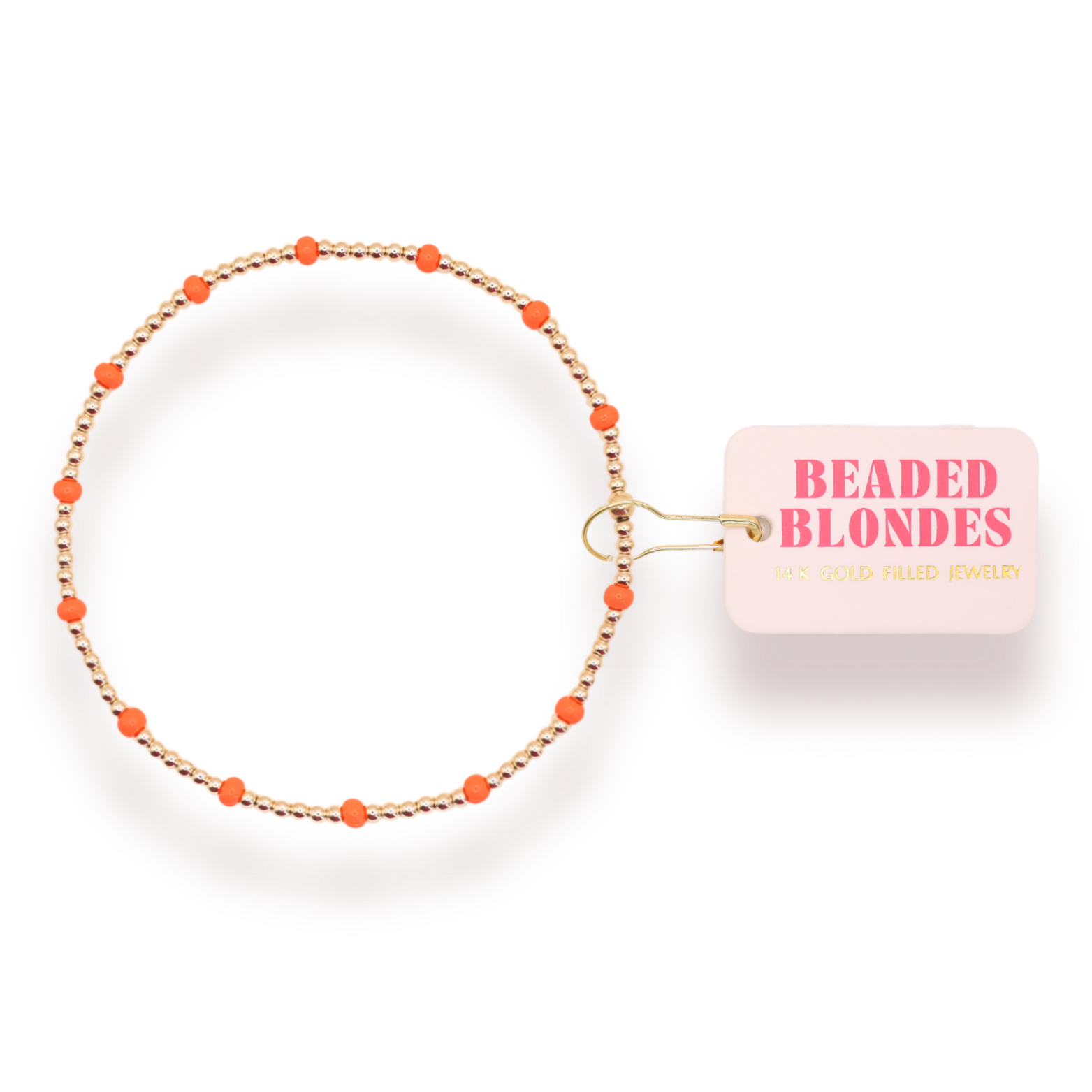 Orange Dainty Poppi Bracelet (Kids Size)