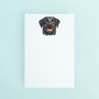 Black Lab Portrait Notepad