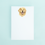 Golden Retriever Portrait Notepad
