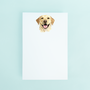 Yellow Lab Portrait Notepad