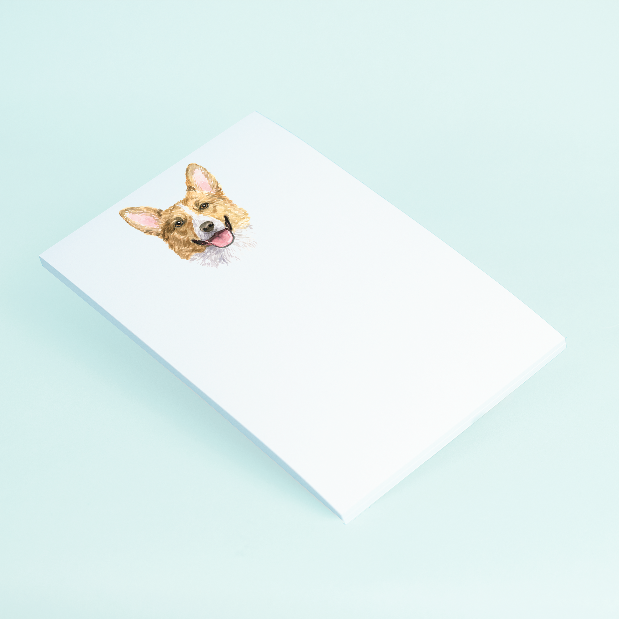Corgi Portrait Notepad
