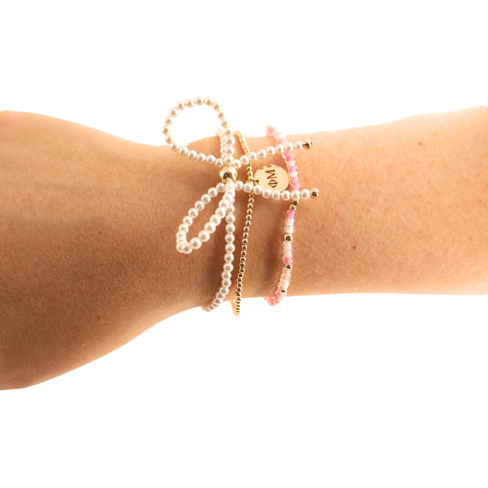 Phi Mu Charm Bracelet
