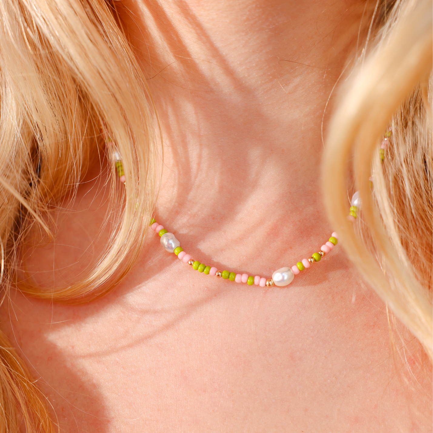 Palm Beach Sprinkle Pearl Necklace