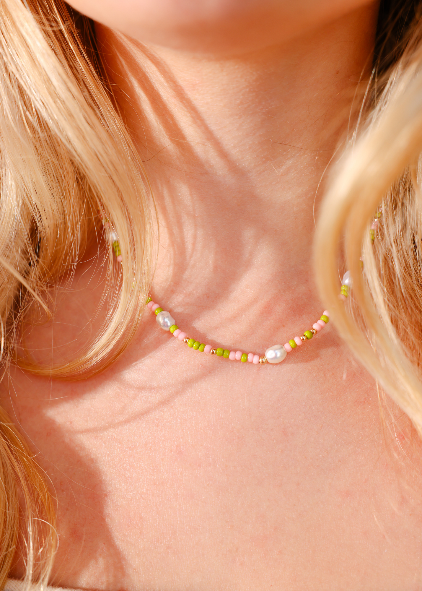 Palm Beach Sprinkle Pearl Necklace