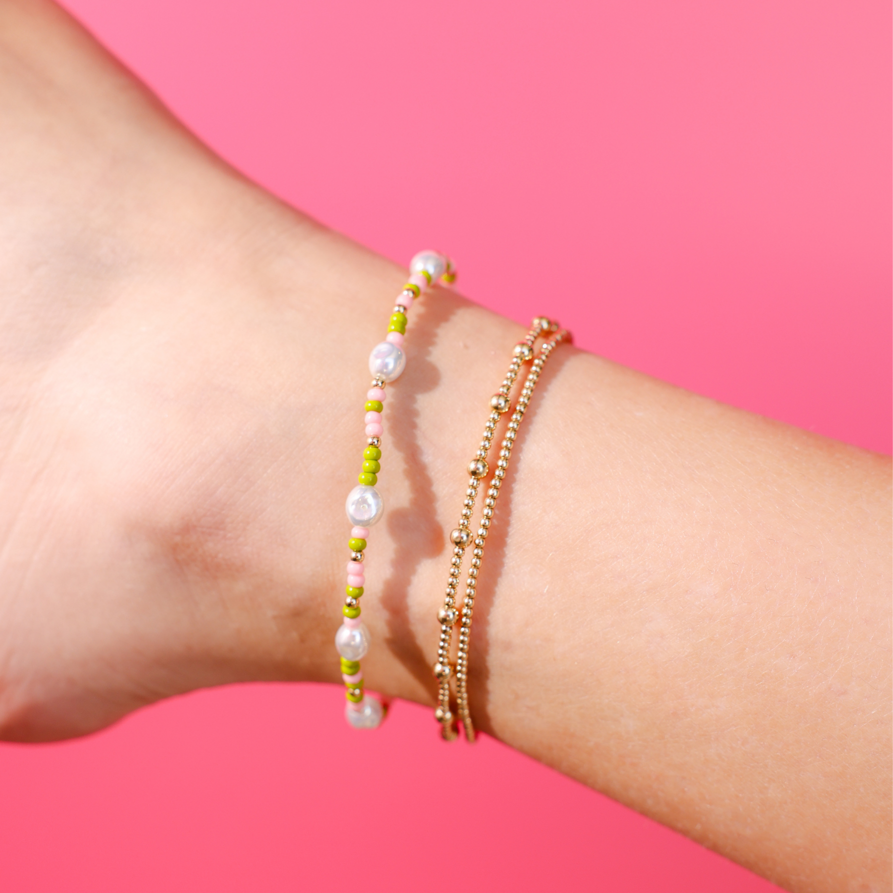 Palm Beach Sprinkle Pearl Anklet