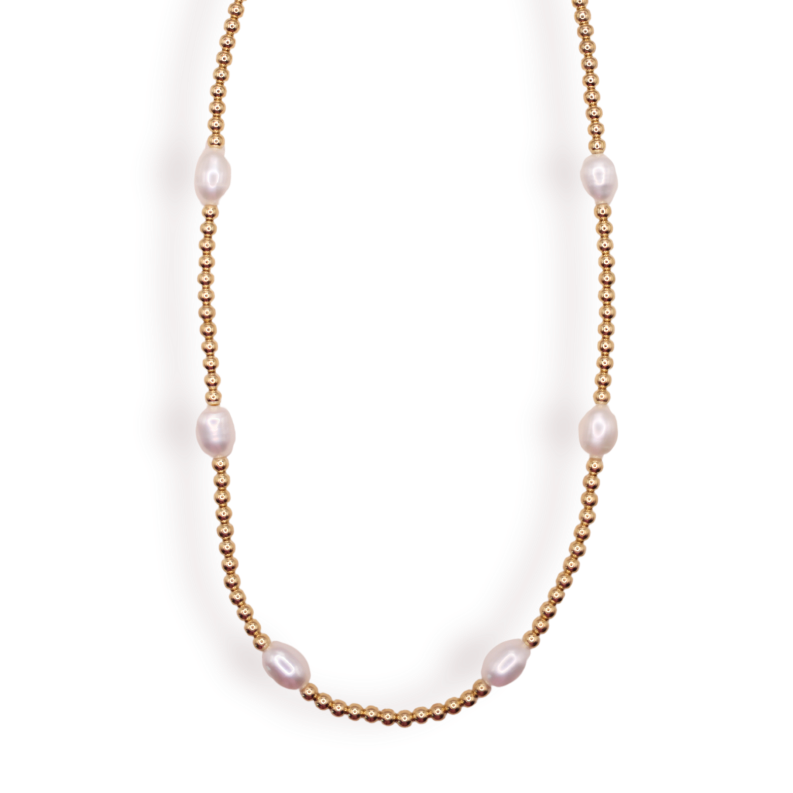Pearl Poppi Beaded Stretch Necklace
