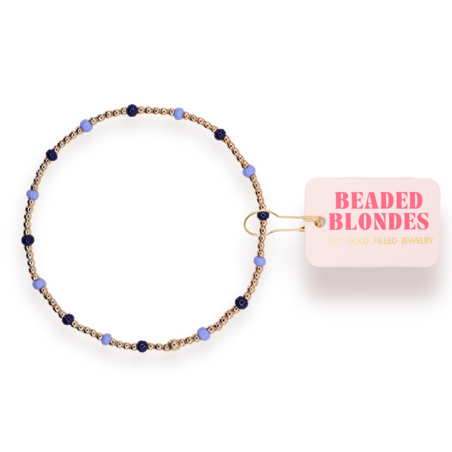 Penelope Bracelet in Navy Blue and Periwinkle