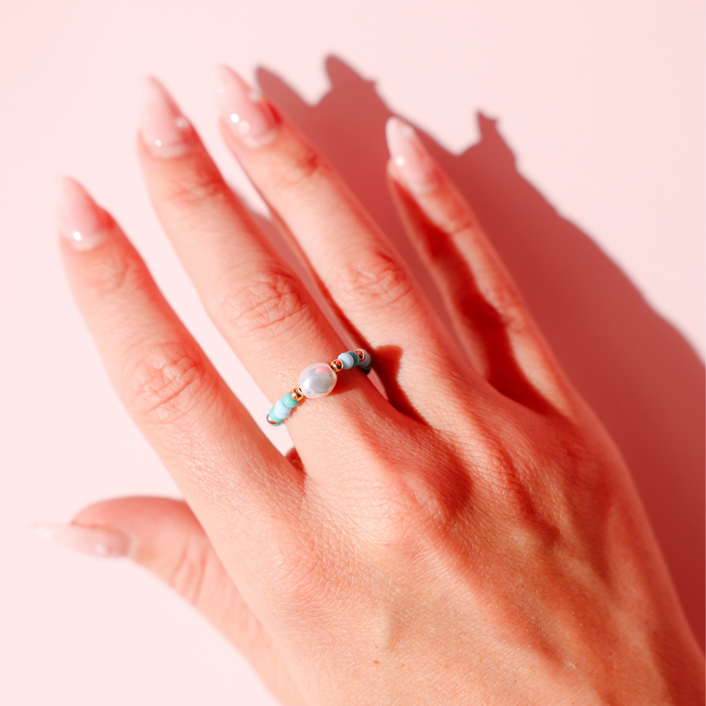 Poolside Sprinkle Pearl Ring