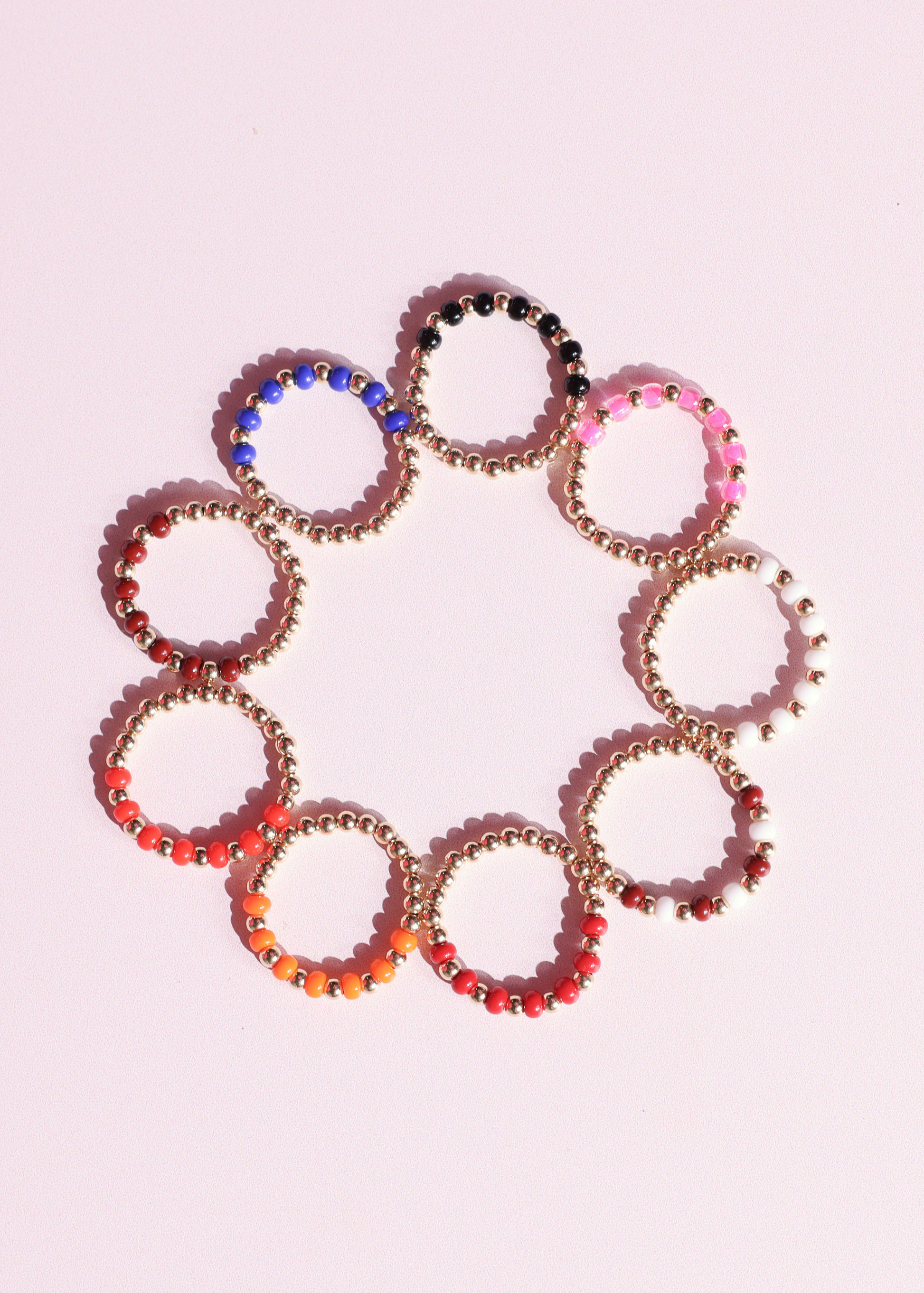 The Poppi Ring in Hot Pink