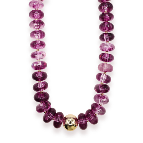 Dark Purple Gumball Necklace