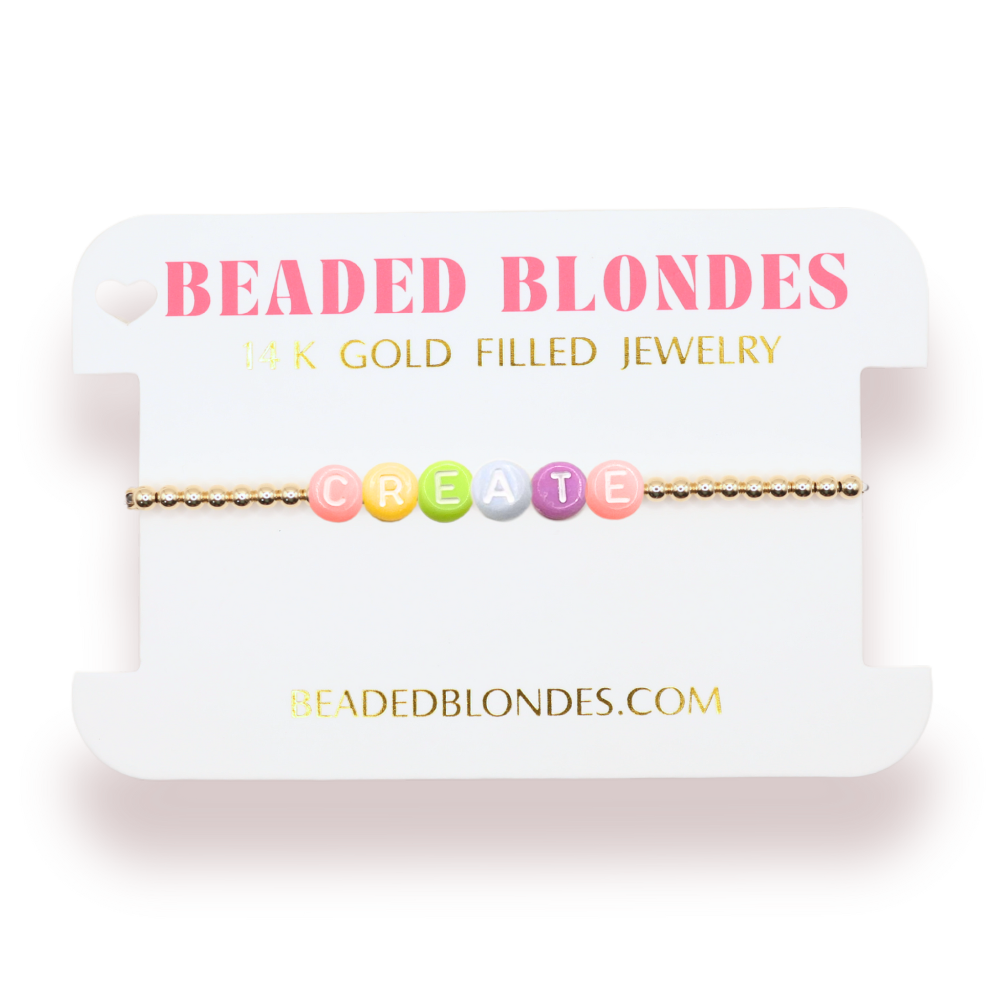 Create Rainbow Letter Bracelet