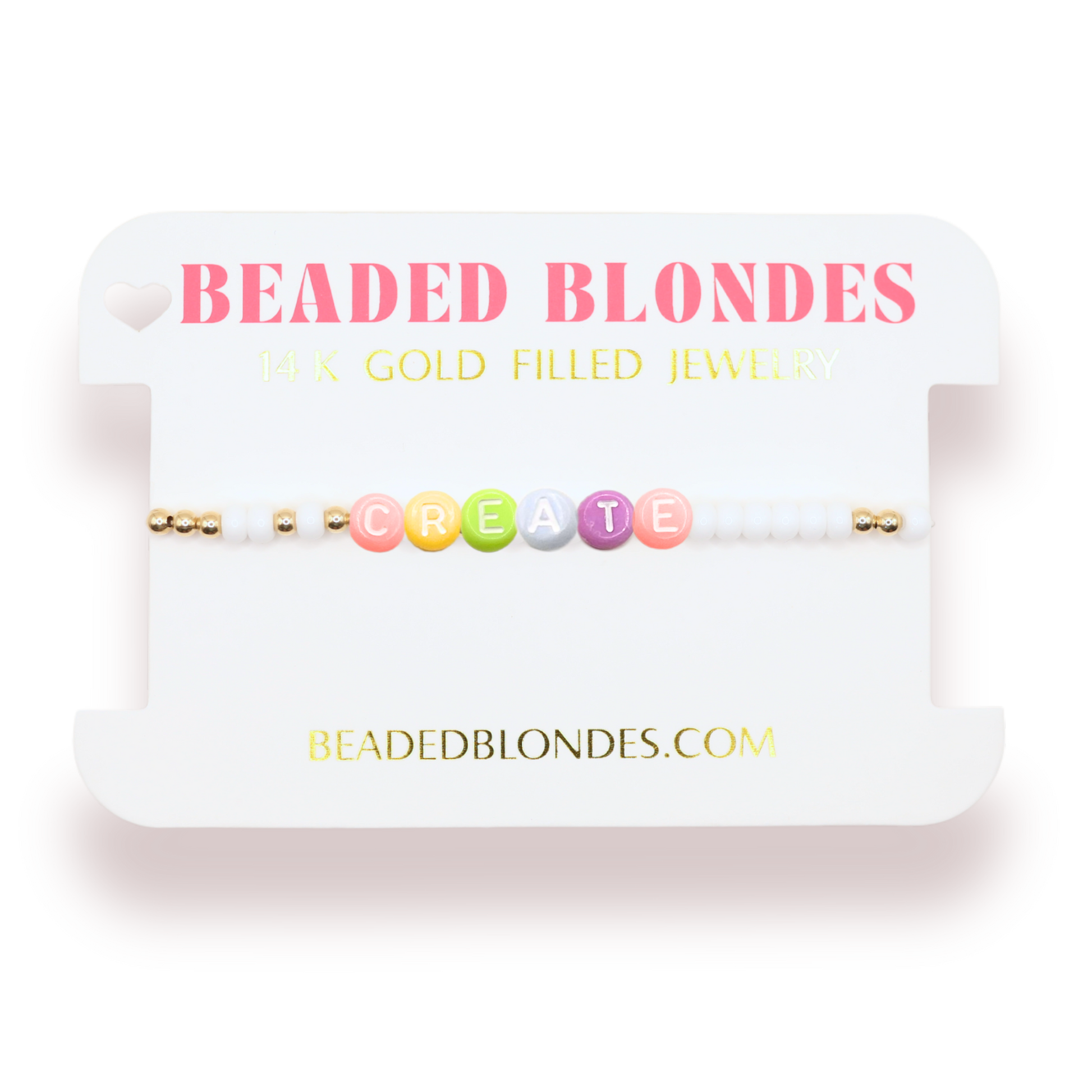 Create Rainbow Letter Bracelet