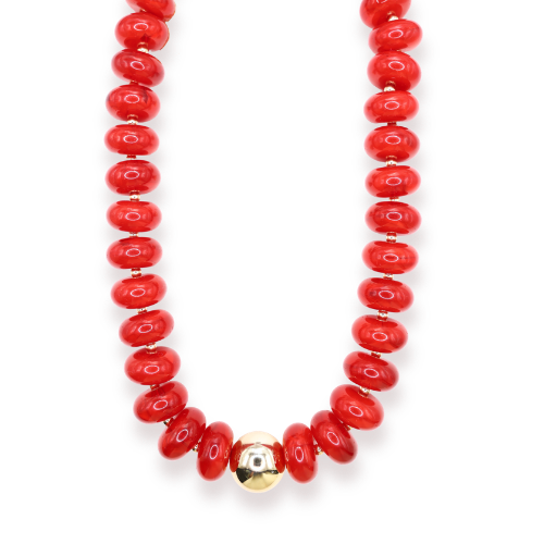 Red Gumball Necklace