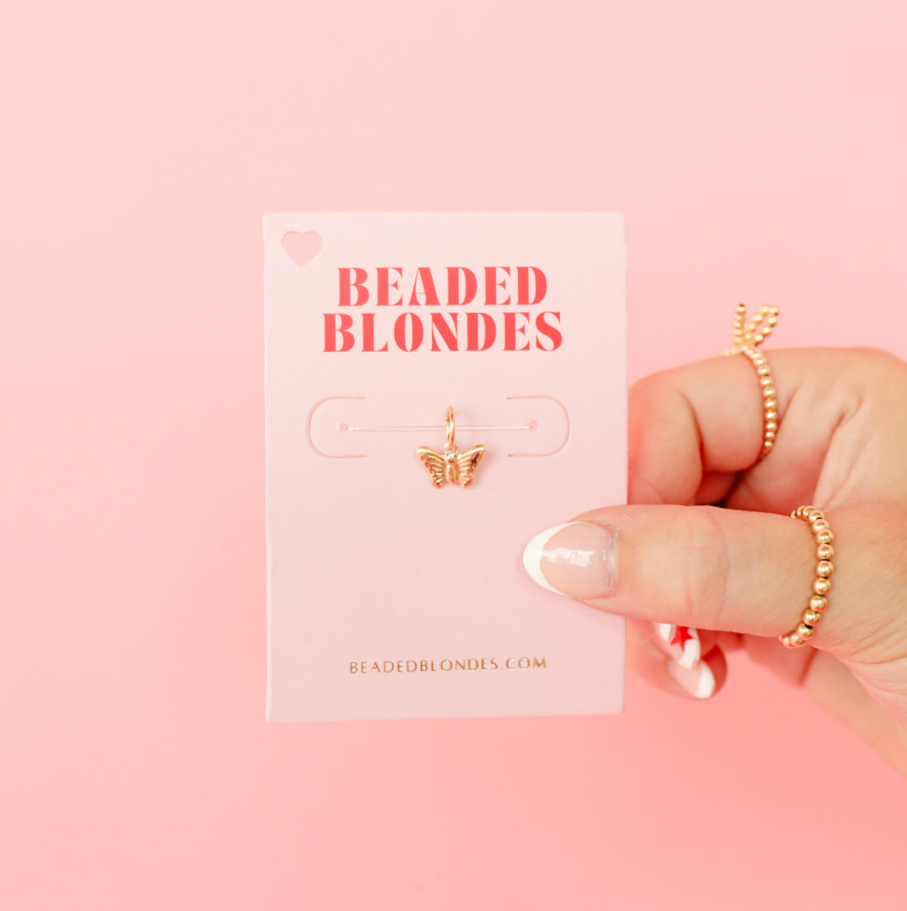 Butterfly Gold Charm Bracelet