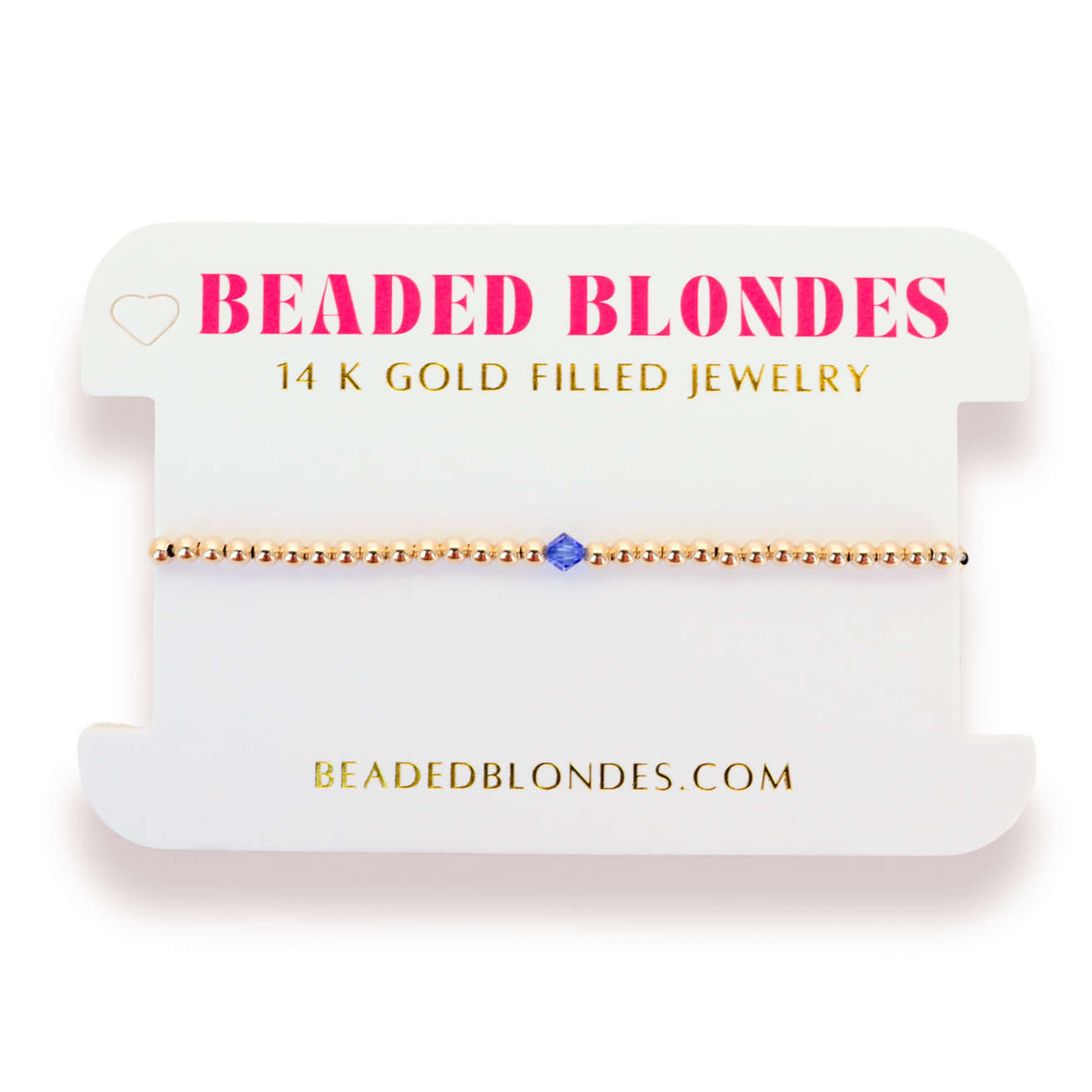 September Sapphire Birthstone Bracelet